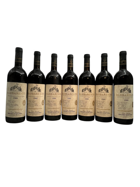 Barbaresco Bruno Giacosa 1988 Étiquette Blanche