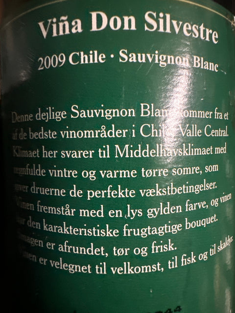 Sauvignon Blanc Chili 2009