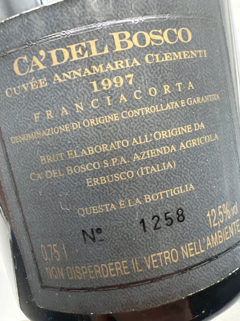 Cuvée Annamaria Clementi 1997 Ca' del Bosco