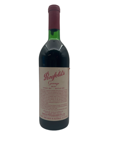 Penfolds Grange bin95 1981