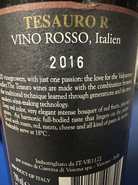 Thésauro de Valpantena 2016