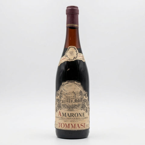 Amarone della Valpolicella Classico Riserva Tommasi 1978 – bouteille
