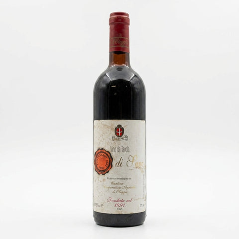 Vino da Tavola Cantina Cooperativa Oleggio 1991