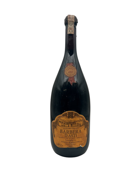 Barbera d'Asti 1985 von Poderi Scanavino 3 l Magnum – Flasche