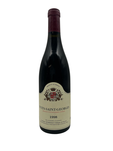 Bouteille de vin rouge Nuits-Saint-Georges Domaine Lecheneaut 1998