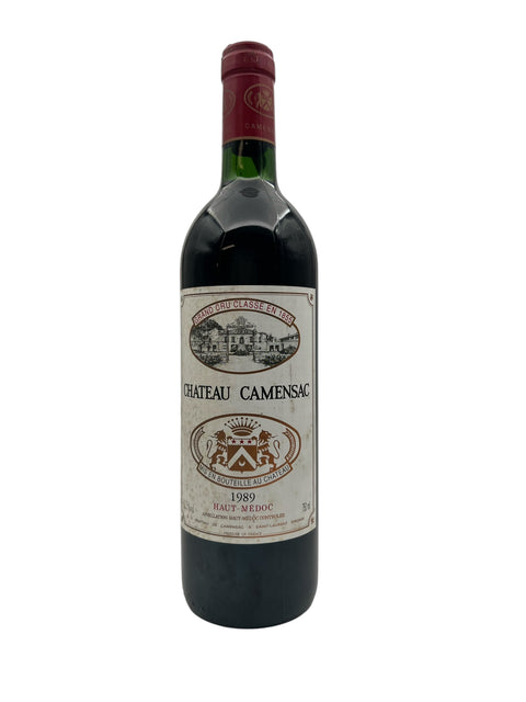Bouteille de vin rouge Château Camensac 1989 du Haut-Médoc