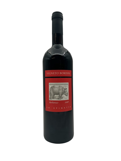 Vinkrukke af Barbaresco La Spinetta 2008 med rød etiket