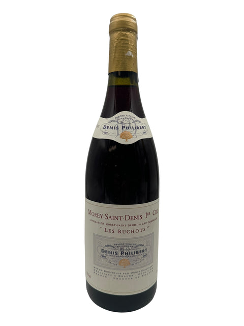 Flaske af Morey-Saint-Denis Denis Philibert 1987 rødvin