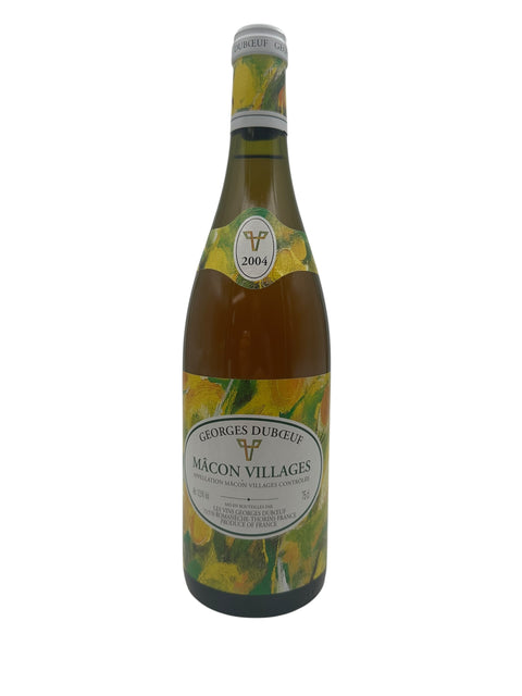 Flaske af Mâcon Villages Georges Dubœuf 2004 hvidvin
