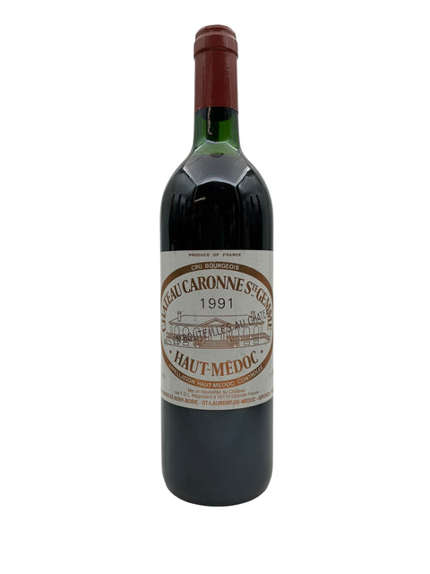 Bouteille de vin rouge Château Caronne Ste Gemme 1991
