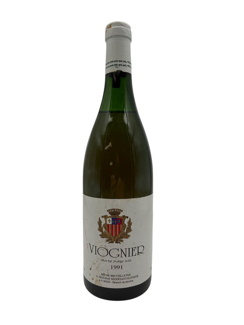 Vin blanc Viognier de A. Segurant millésime 1991