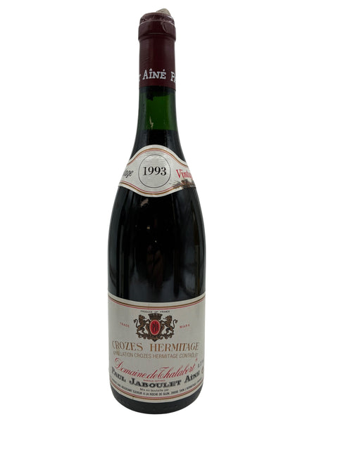 Bouteille de vin rouge Crozes Hermitage Paul Jaboulet Aîné 1993