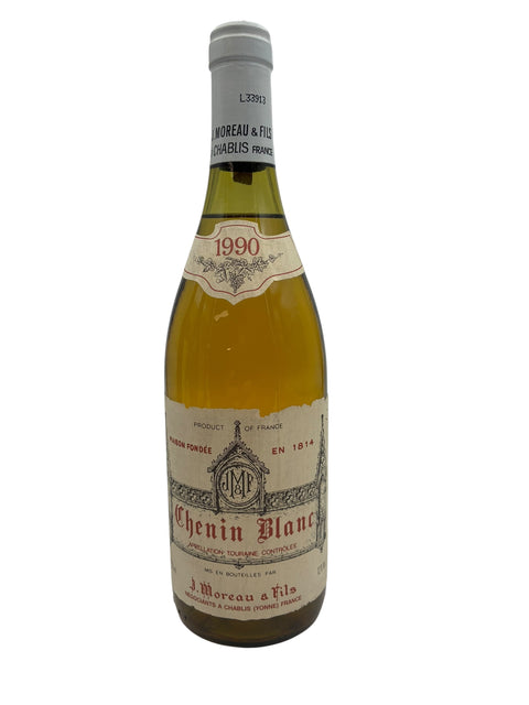 Bouteille Chenin Blanc J Moreau & Fils 1990
