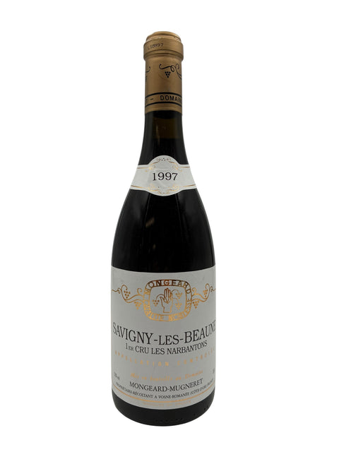Bouteille de vin rouge Savigny les Beaune Mongeart Mugneret 1997