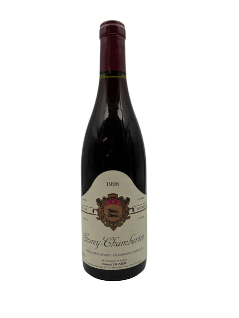 Bouteille de vin rouge Gevrey-Chambertin Hubert Lignier 1998