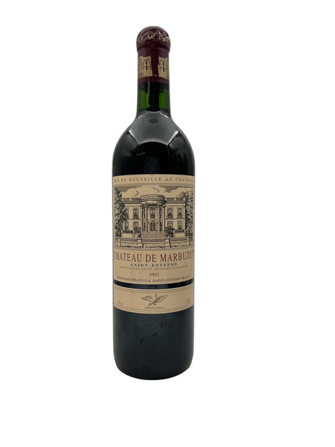 Bouteille de vin rouge Château de Marbuzet 1991