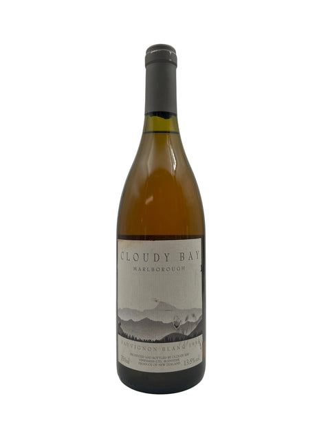 Flaske af Cloudy Bay Sauvignon Blanc 1990 fra Marlborough