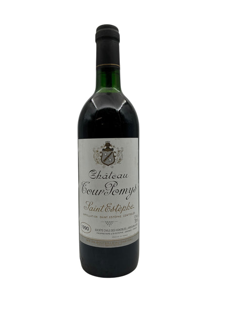 Flaske Saint-Estèphe Château Courpomy 1990 rødvin
