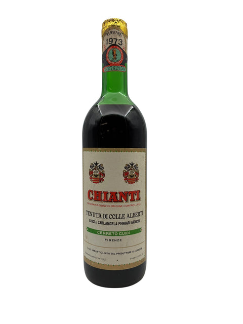 Flaske af Chianti Tenuta di Colle Alberti fra 1973