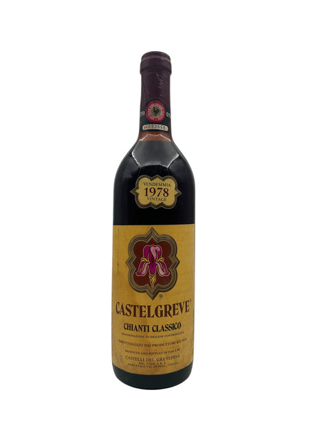 Flaske af Chianti Classico Castelgreve 1978