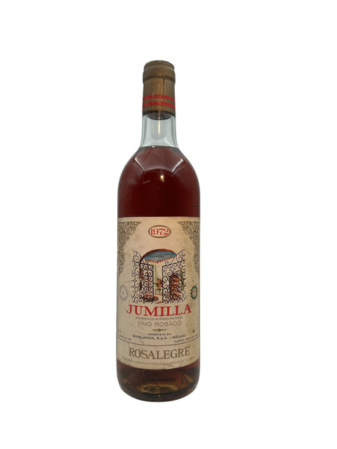Jumilla Rosalegre vinflaske fra 1972