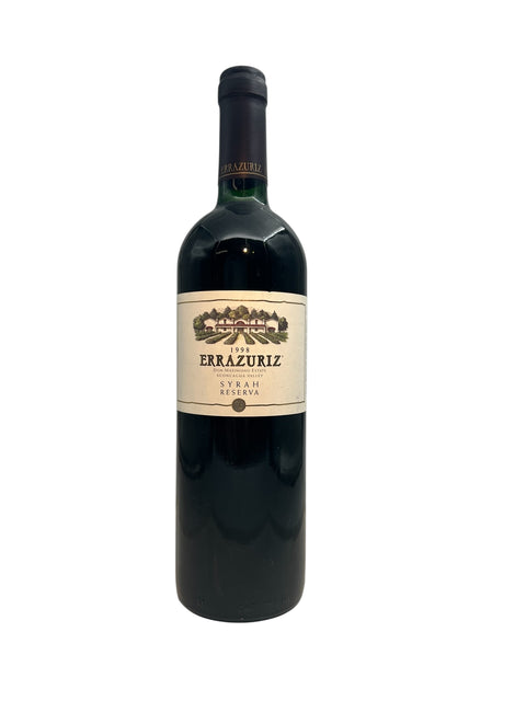 Flaske af Syrah Errazuriz 2000 rødvin