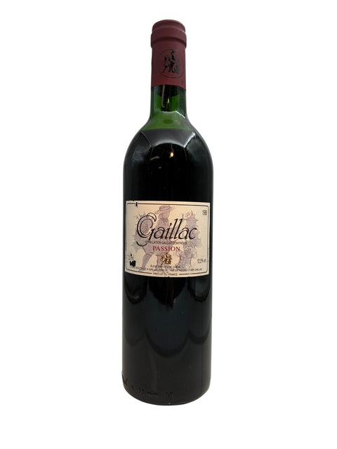 Flaske af Gaillac Passion 1998 rødvin