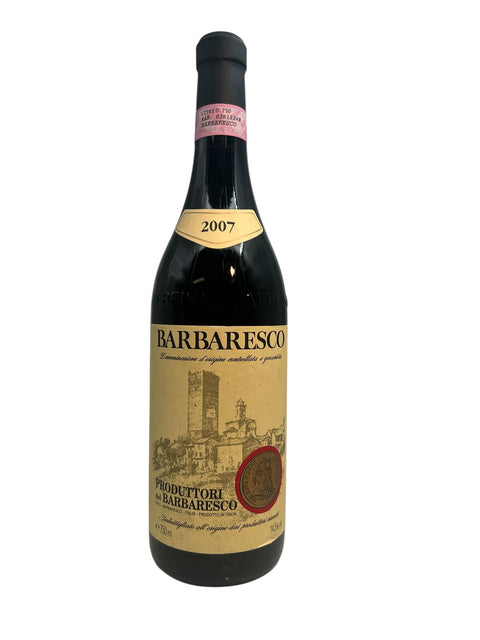 Barbaresco 2007 flaske fra Produttori del Barbaresco