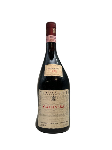 Flaske af Gattinara Travaglini 1998