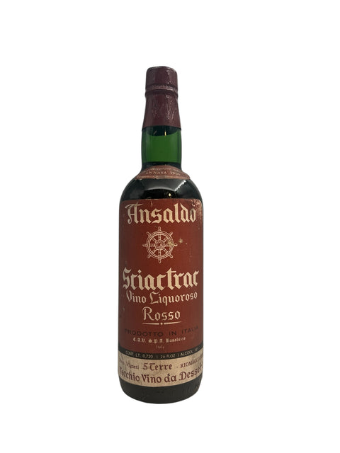 Flaske Sciacchetrà Ansaldo 1982 dessertvin