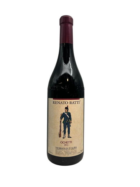 Bouteille de vin rouge Ochetti Renato Ratti 2012 Nebbiolo d'Alba