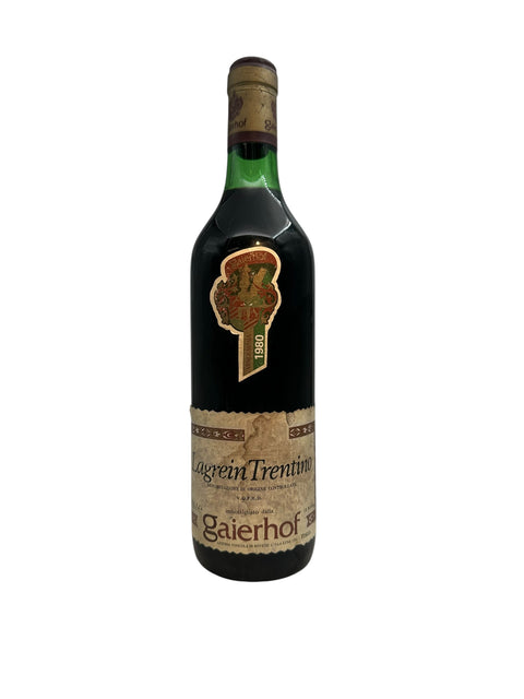 Flaske af Lagrein Gaierhof 1980 rødvin