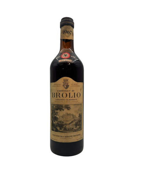 Flaske af Chianti Classico Castello di Brolio 1967