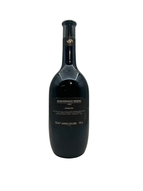 Flaske af Monferrato Rosso Rivalta 1999 rødvin fra Piemonte