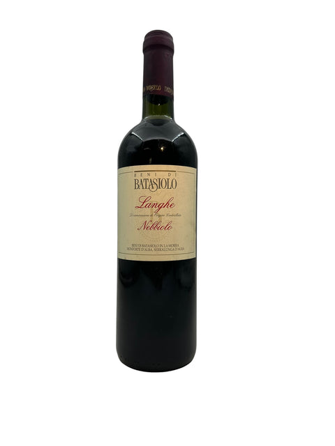 Flaske af Langhe Nebbiolo fra Beni di Batasiolo årgang 2020