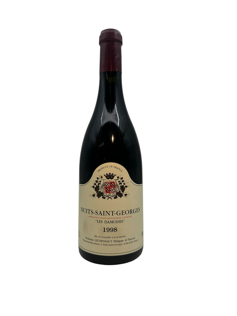 Flaske af Nuits-Saint-Georges Domaine Lécheneaut 1998