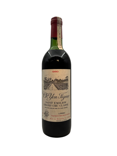 Flaske af Château Yon-Figeac Saint-Émilion Grand Cru Classé 1980