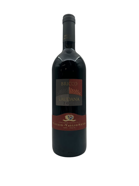 Bricco Laudana 2001 flaske fra Vinchio Vaglio Serra