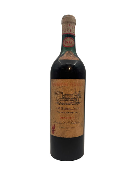 Bouteille de vin blanc Orvieto Castello della Sala 1947