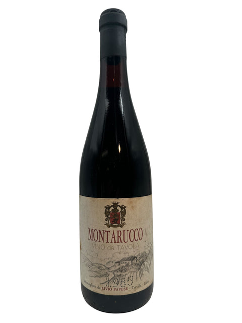 Flaske af Montarucco Livio Pavese 2019 rødvin