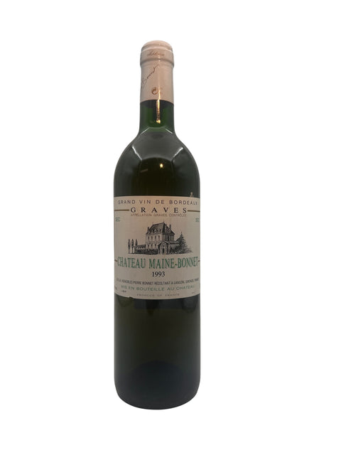 Chateau Maine-Bonnet 1993 flaske fra Bordeaux