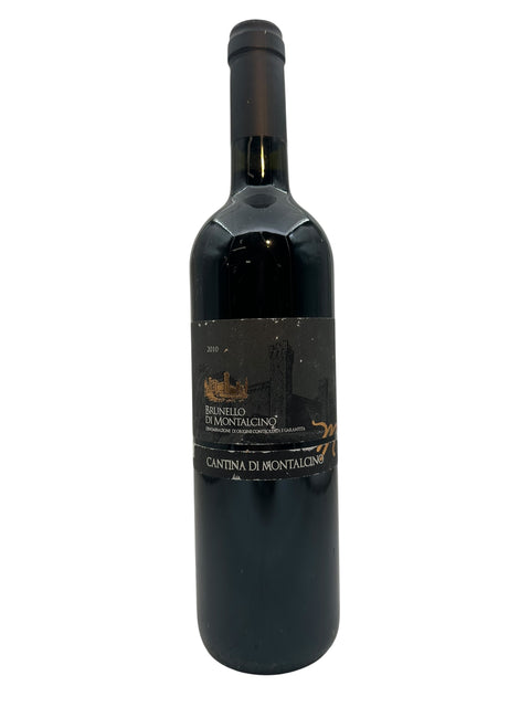 Flaske af Brunello di Montalcino fra Cantina di Montalcino 2010