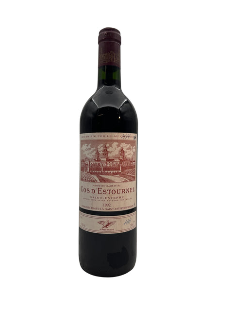 Flaske af Cos d'Estournel Saint-Estèphe 1992 rødvin