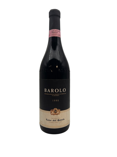 Flaske af Barolo Terre del Barolo 1998 rødvin