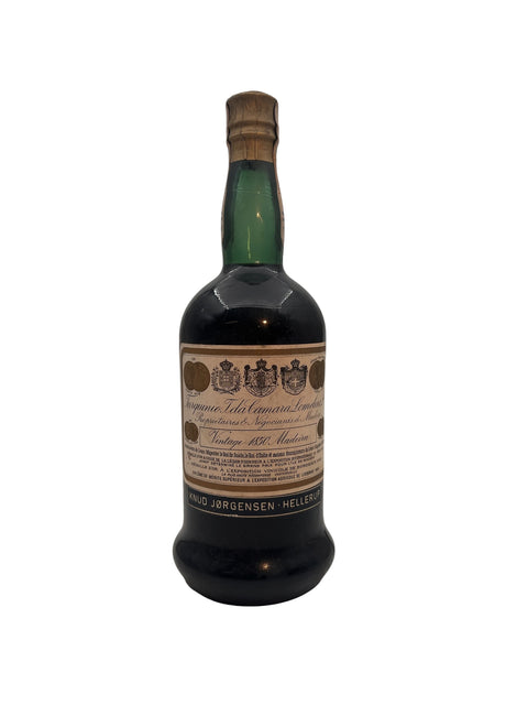 Bouteille de vin de Madère millésime 1870
