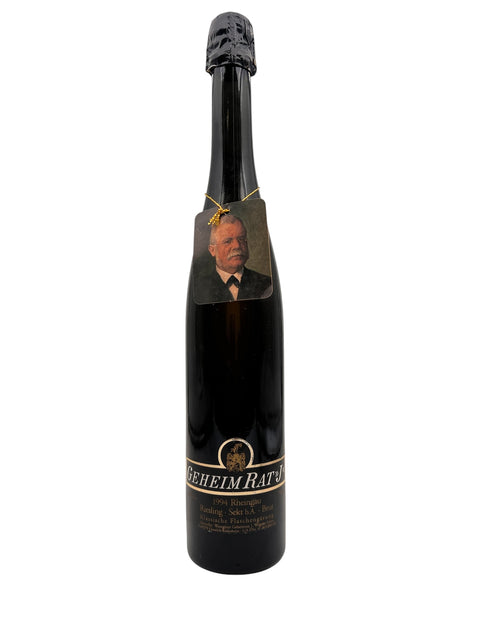 Flaske af mousserende vin Geheimrat J Wegeler 1994