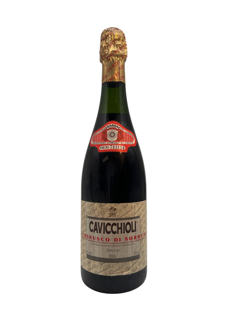 Flaske af Lambrusco di Sorbara Cavicchioli