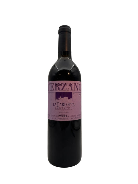 Flaske af La Carlotta Domenico Terzano 1990 rødvin