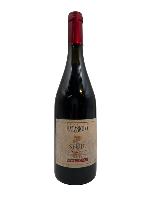 Beni di Batasiolo Sfujé Monferrato Rosso 2001 flaske