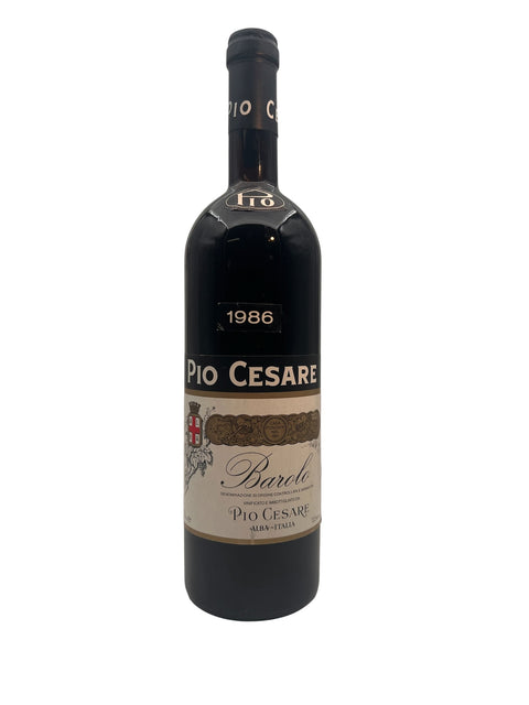 Flaske af Barolo Pio Cesare årgang 1986